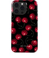 BURGA Telefoonhoesje voor iPhone 15 PRO MAX - Schokbestendige Hardcase Hoesje - Cherrybomb