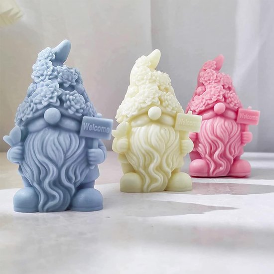 Moule De Gnome Saint-valentin 3D En Silicone, En Résine époxy, Pour Fabrication De Bougies, Cadeau De Cire De Savon