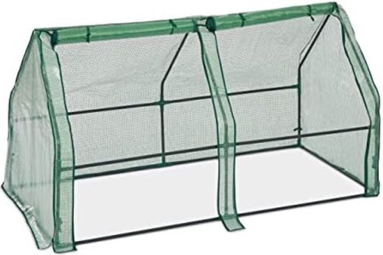 Relaxdays Gewächshaus für Tomaten 150 x 100 x 50 cm HxBxT, Schrägdach