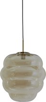 Light & Living Hanglamp Misty - Smoke Glas - 45x45x48cm - Modern - Hanglampen Eetkamer, Slaapkamer, Woonkamer