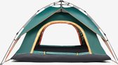 Tente - tentes - Tente familiale - 4 personnes - Tente de haute qualité - Tente à double porte - Tente de glamping Plein air monocouche entièrement automatique - Tente de camping - Tente 3-4 personnes - Vert Militaire