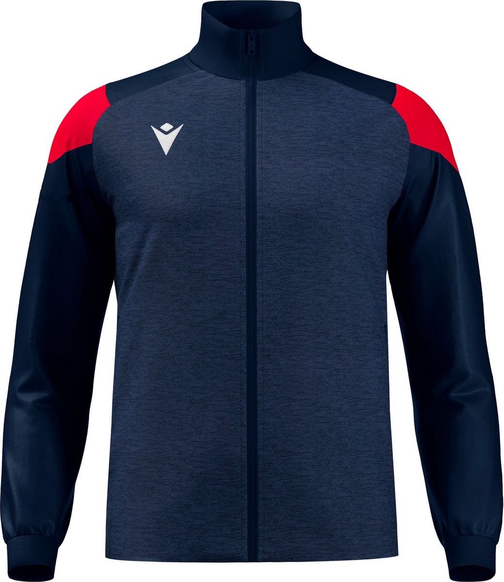 Macron Glory Prometheus Top Full Zip Heren - Marine / Rood | Maat: XL