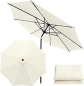 3 m vervangende parasol-overkapping, universele markttafel-paraplu, parasol-afdekking voor binnenplaats, tuin, strand, zwembad, markttafel