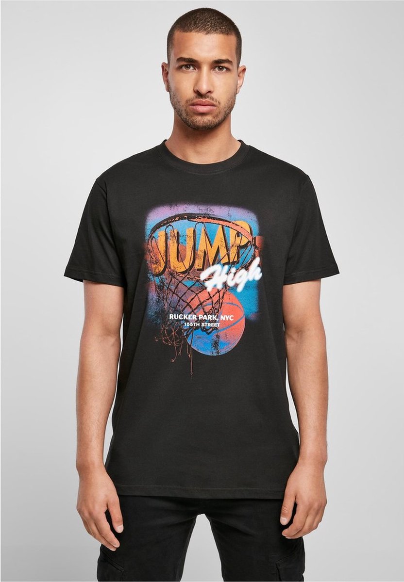 Mister Tee T-Shirt Jump High Tee -4XL Zwart