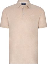 Cavallaro Napoli - Bavegio Poloshirt Melange Beige - Regular-fit - Heren Poloshirt Maat M