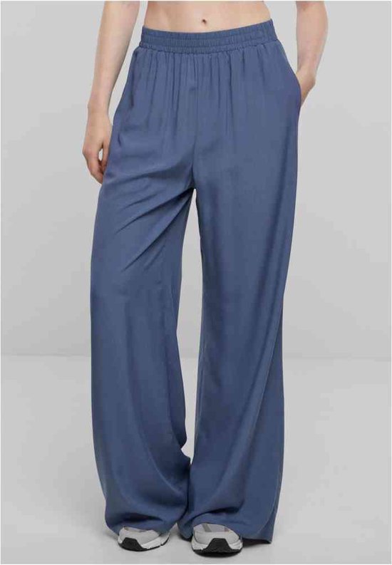 Urban Classics - Wijde Viscose Broek Dames