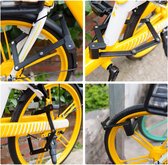 Veilig vouwslot met houder, lange fietsslot, zeer veilige diefstalbeveiliging van stevig staal, opvouwbaar fietsslot voor e-bike, fiets, motorfiets en mountainbike