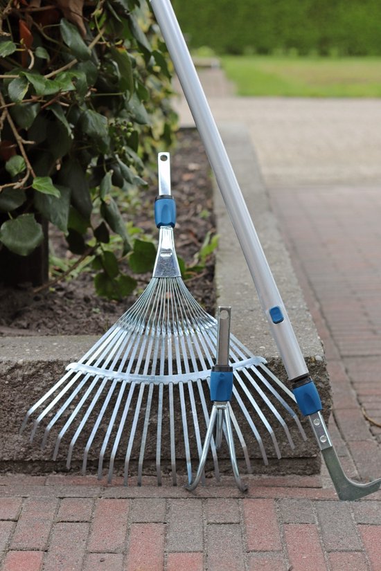 Talen Tools – Système combiné Outils de jardin – 3 en 1 – Râteau à gazon – Grattoir de jardin – Couteau à joints