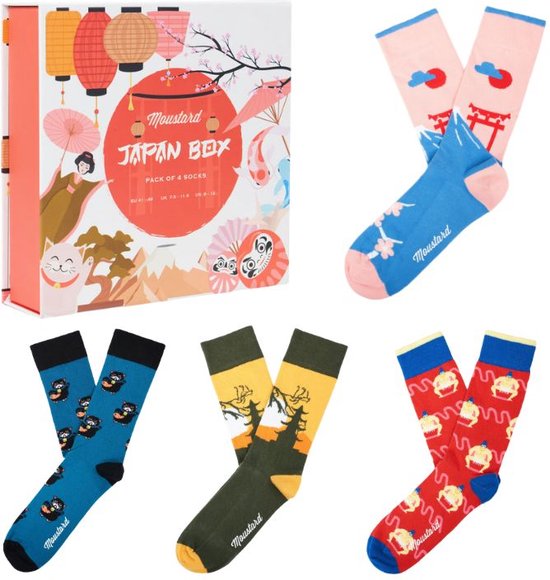 Moustard socks giftbox japan unisex