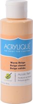 Limited Edition Acrylverf Waterbasis Warm Beige 118ml - Kunststof - Hobbyverf voor Kinderen en Volwassenen