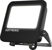 HOFTRONIC - Luxor V2 LED Schijnwerper 50 Watt 8000 Lumen (160lm/W) - 4000K Neutraal wit licht - IP65 waterdicht - Incl. Ventilatieplug - 5 jaar garantie