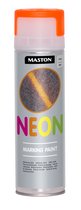 Maston Peinture de Marquage NEON - Mat - Oranje - Spray de marquage - 500 ml