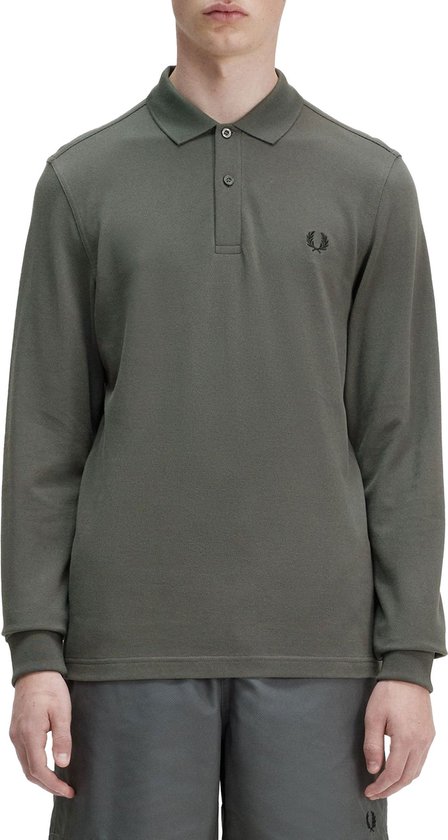 Fred Perry LS Fred Perry Chemise - Vert - XXXL