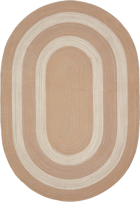 Kave Home - Leeith 100% PET oranje tapijt Ø 160 x 230 cm