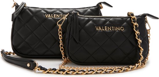 Valentino Ladies Crossbody Bag Zwart