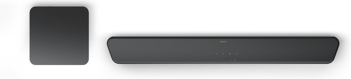 Afbeelding 2 van Philips TAB5309 - Soundbar met subwoofer - 2.1 kanalen - Grijs