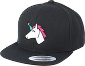 Hatstore- Kids Unicorn Black Snapback - Unicorns Cap