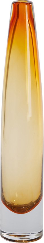 Vase Ø7,5x39,5 cm ESTUA verre ambre