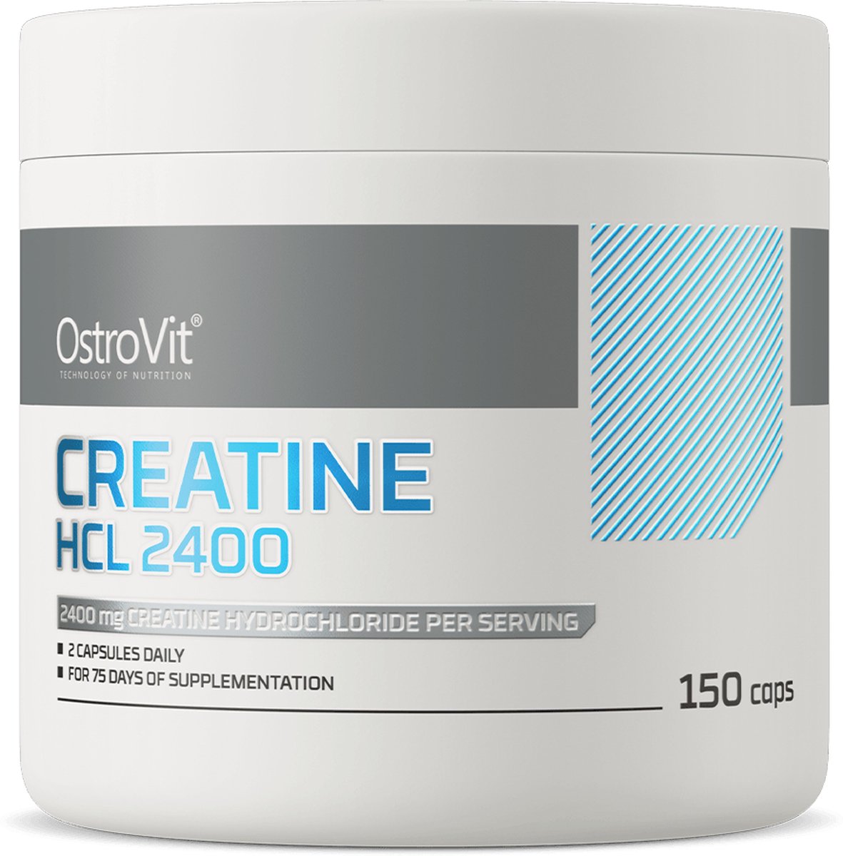 Goedkoopste Creatine - Creatine HCl 2400 mg - 150 capsules - Creatine HCl Supplements - OstroVit