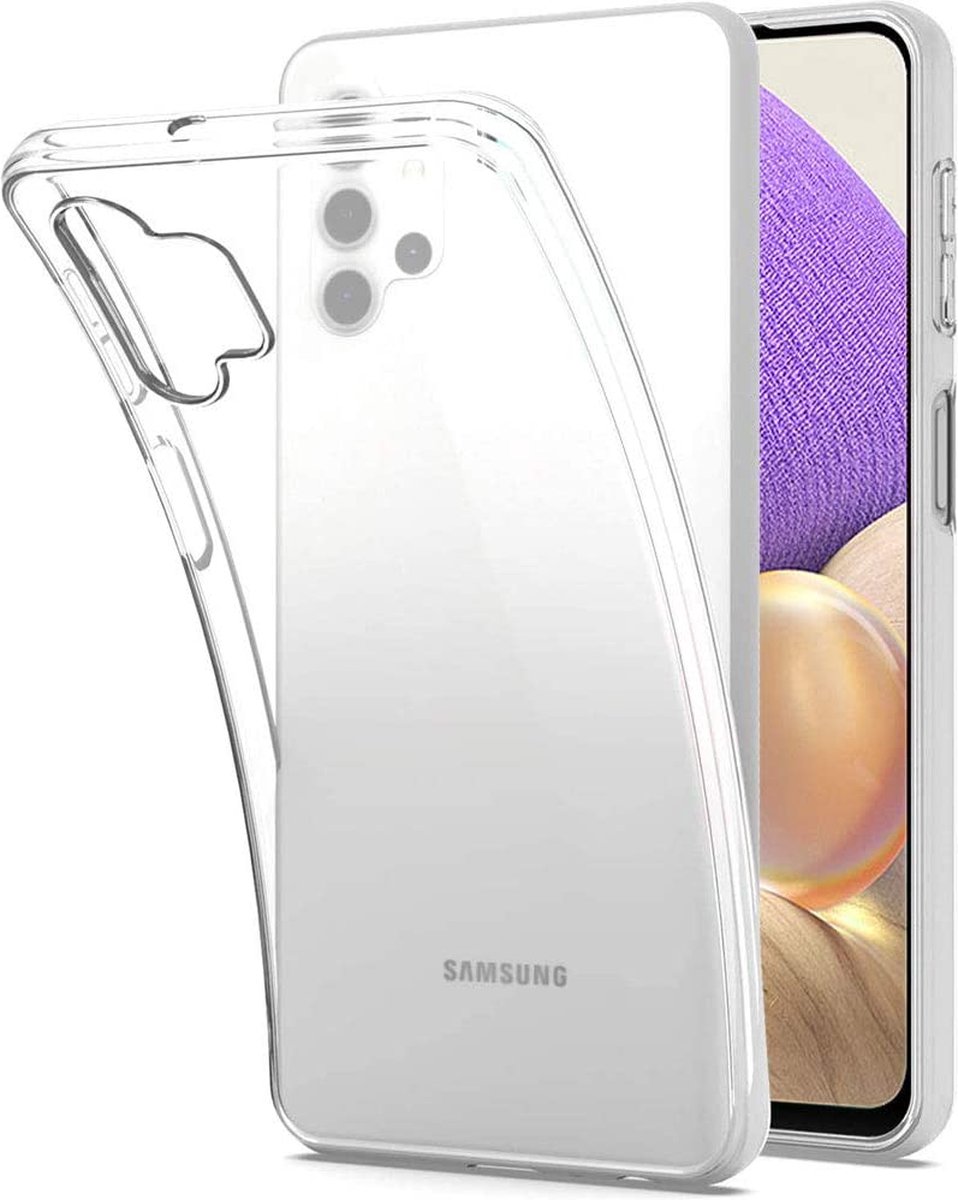 Hoesje voor Samsung Galaxy A32 5G backcover Shockproof siliconen Transparant
