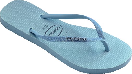 Havaianas SLIM GLITTER - Blauw - Maat 41/42 - Dames Slippers