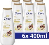 Bol.com Dove Advanced Care Verzorgende Douchegel - Nourishing Care - 24-uur lang effectieve hydratatie - 6 x 400 ml aanbieding
