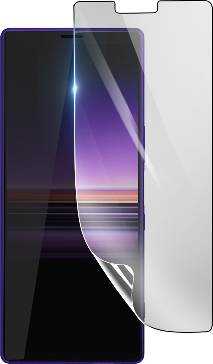 3mk, Geschikt voor Sony Xperia 1, Schokbestendige Hydrogel Screenprotector, Transparant