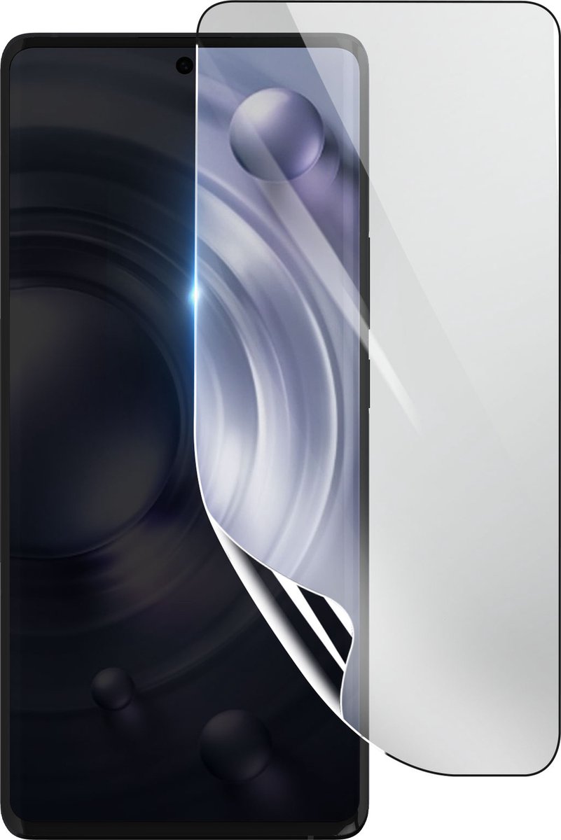 3mk, Geschikt voor Vivo X80 Pro, Schokbestendige Hydrogel Screenprotector, Transparant
