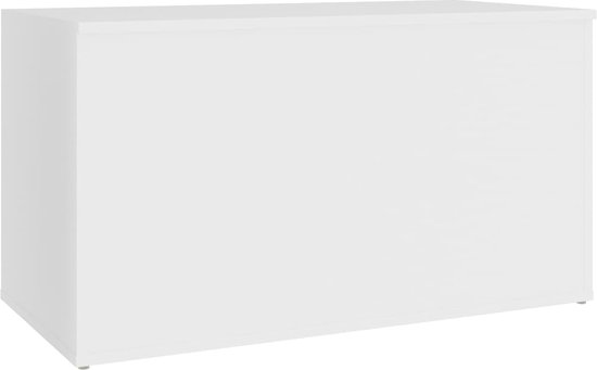 VDXL Opbergkist 84x42x46 cm bewerkt hout wit