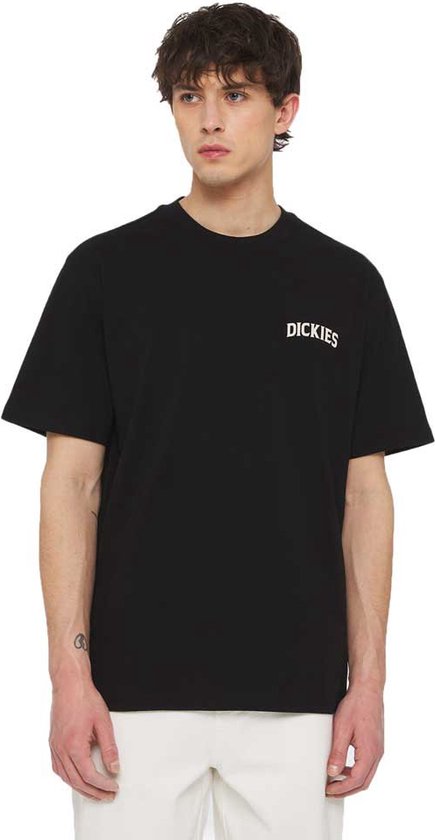 Dickies Elliston T-shirt Met Korte Mouwen Zwart L Man