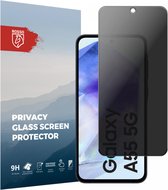 Rosso Privacy Screen Protector Geschikt voor de Samsung Galaxy A55 - 9H Gehard Glas - Case Friendly Tempered Glass - Eenvoudige Installatie