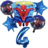 Spiderman Marvel Hero Party Ballon 6 stuks Folie Ballon Verjaardag - Kinderfeestje - Versiering - Decoratie Nummer 4