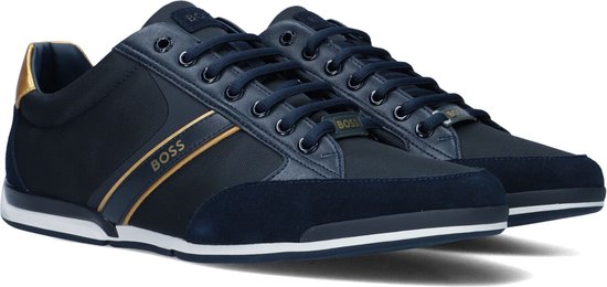 Boss Saturn Lowp Lage sneakers - Heren - Blauw - Maat 43