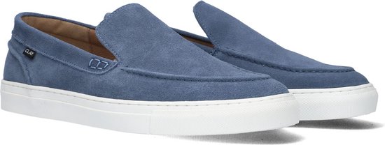 CLAY Shn2311 Mocassins - Slip-ons - Chaussures à enfiler - Blauw - Taille 44