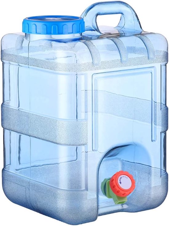 Bidon Eau Avec Robinet Bidon Eau Camping OKESYO 18.5L Avec Pompe électrique - Portable, Sans BPA, Pour Extérieur Et Voyages Jerrican Eau 20l