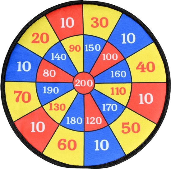 Benson Veilig dartbord voor kinderen - klittenband - Ø 36 cm - inclusief 3 ballen van Benson — afbeelding 3