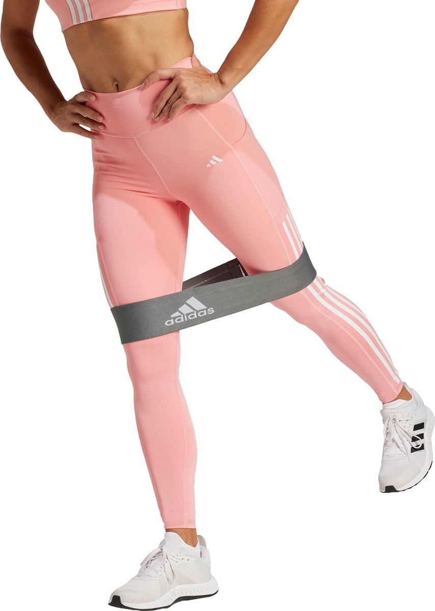 adidas Performance Optime 3-Stripes Lange Legging Dames Roze