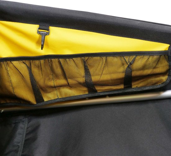 Burley Nomad Fietskar - Fietsaanhanger - Bikepacking - Inklapbaar - Waterdicht - Zwart van Burley — afbeelding 4