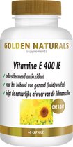 Golden Naturals Vitamine E 400 IE (60 softgel capsules)