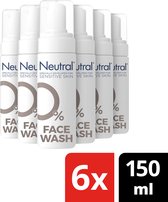 Neutral 0% Lotion - Face Wash - bevat 0% parfum en 0% kleurstof - 6 x 150 ml