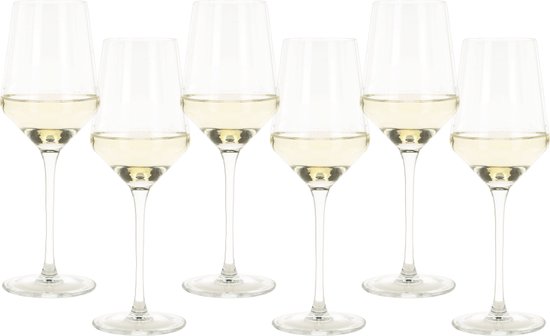 Vinata Wijnglazen Set 31 cl - 6 stuks - Wijnglazen - Wijnglas kristal