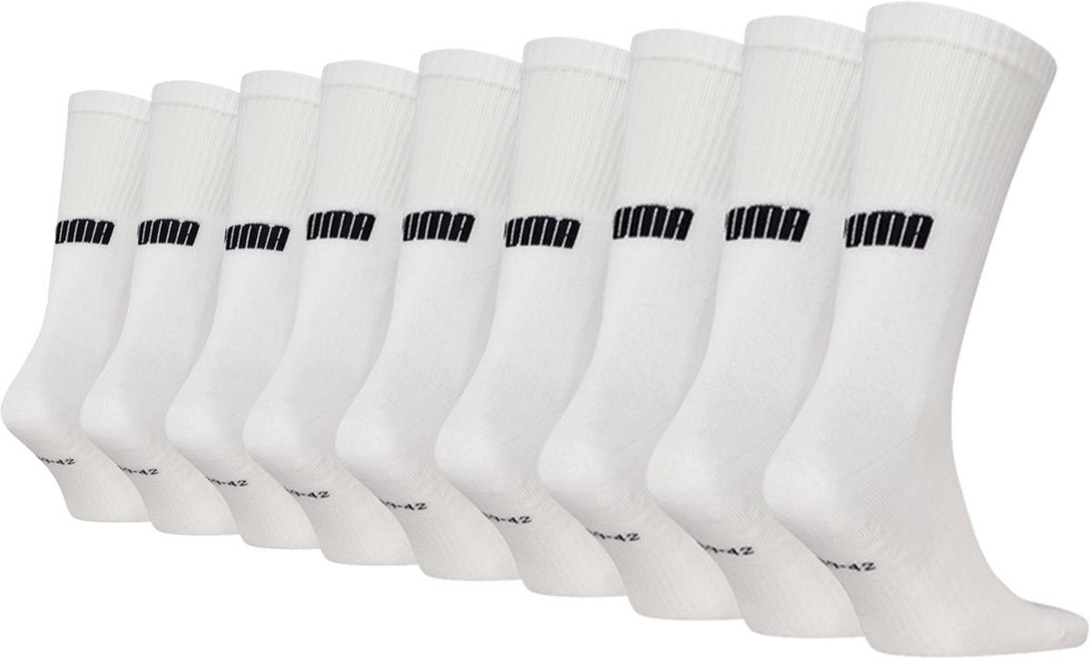Puma Sportsokken Cushioned New Generation 9 paar Wit