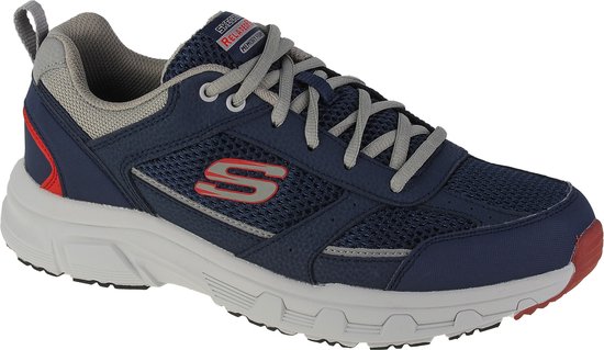 Skechers Oak Canyon-Verketta 51898-NVGY, Mannen, Marineblauw, Sneakers,Sportschoenen, maat: 42,5
