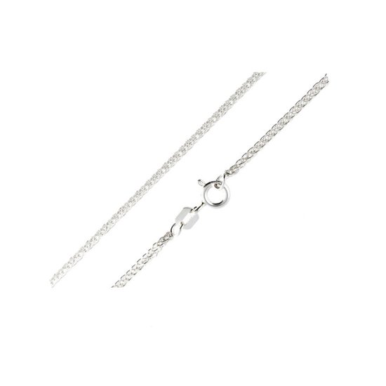 Zilver Schakel Ketting - Dames Schakel ketting - Zilvere 925 - Zilveren Ketting - Wheat Chain - Amona Jewelry