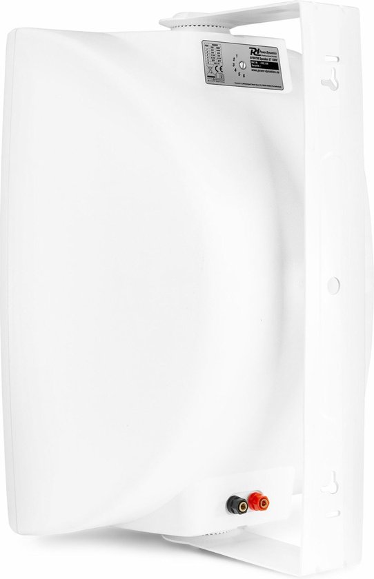 Buitenspeaker - Power Dynamics BF80TW outdoor speaker 8 inch - 50W - Ook geschikt voor 100V installaties - Wit van Power Dynamics — afbeelding 3