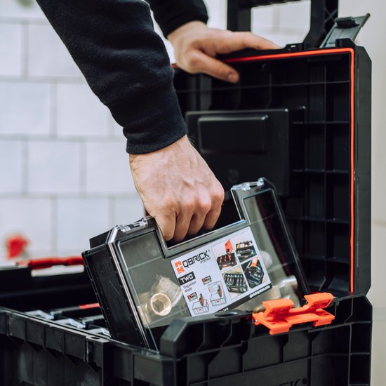 QBRICK System PRO TOOLBOX - Gereedschapskist met 5 TWO organizers