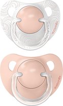 Suavinex Dreams Flat Duo Pink 0-6m 2 stuks Silicone Fopspenen SXSDA1083355