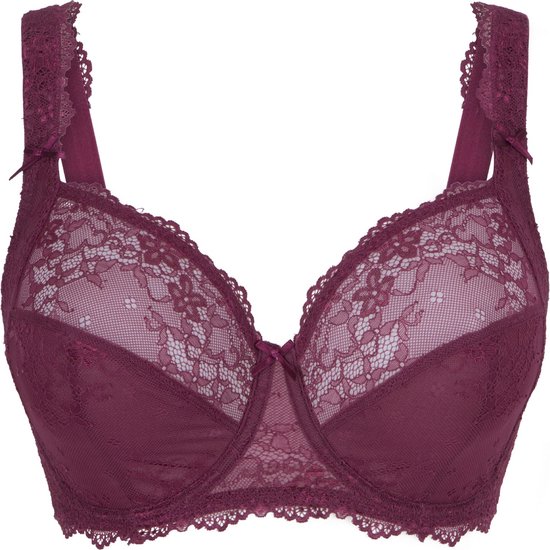 LingaDore DAILY Beugel BH - Plus Size - 1400-5A - Tawny port - 70F