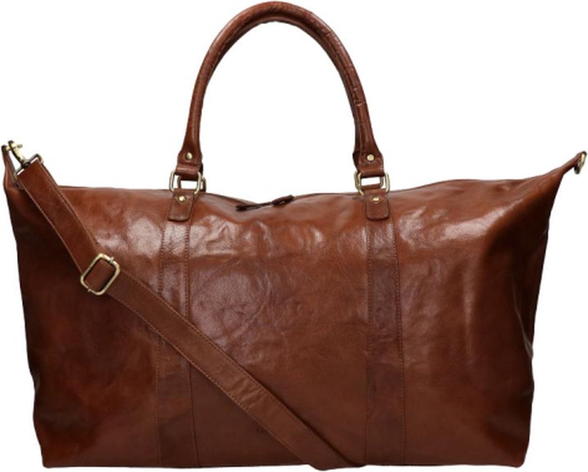 House of Sajaco Bergen Reistas 40L - Weekendtas / Sporttas - Cognac