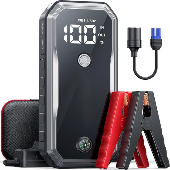 Démarreur pour voiture - Démarreur de saut - Démarreur de saut pour voiture - Banque de puissance de démarreur de saut